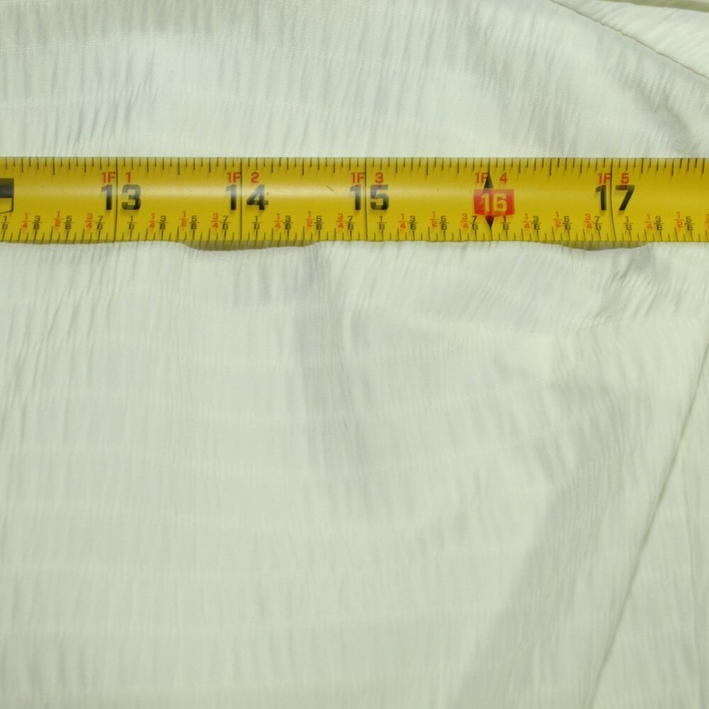 Elizabeth and James Puffed Sleeve Ruched Blouse - Size Small - White - Picture 7 of 7